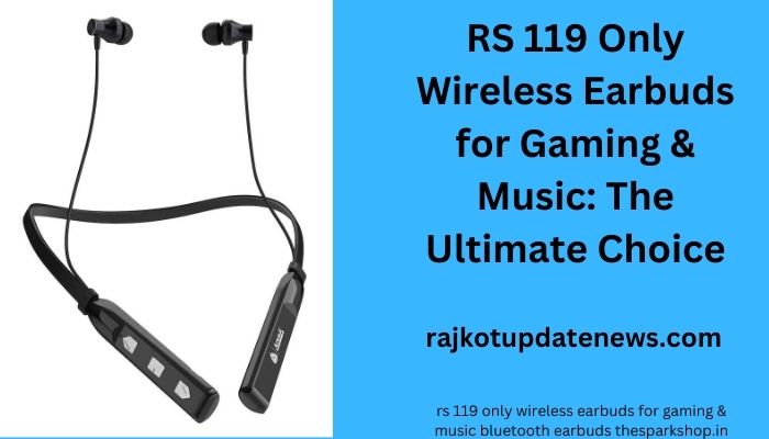 rs 119 only wireless earbuds for gaming & music bluetooth earbuds thesparkshop.in